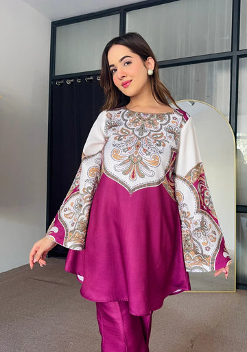 Pink Kurta Set