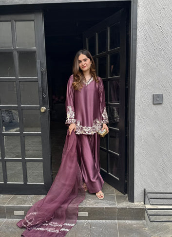Royal Mauve Co-ord Set