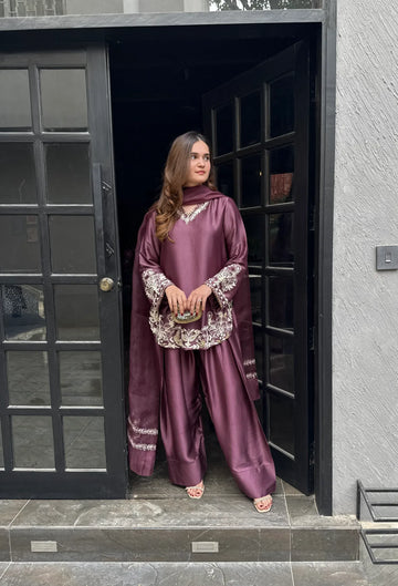 Royal Mauve Co-ord Set